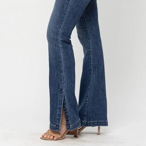 Judy Blue H/W Control Top W SS Hemmed Slit Slim Boot JB88476